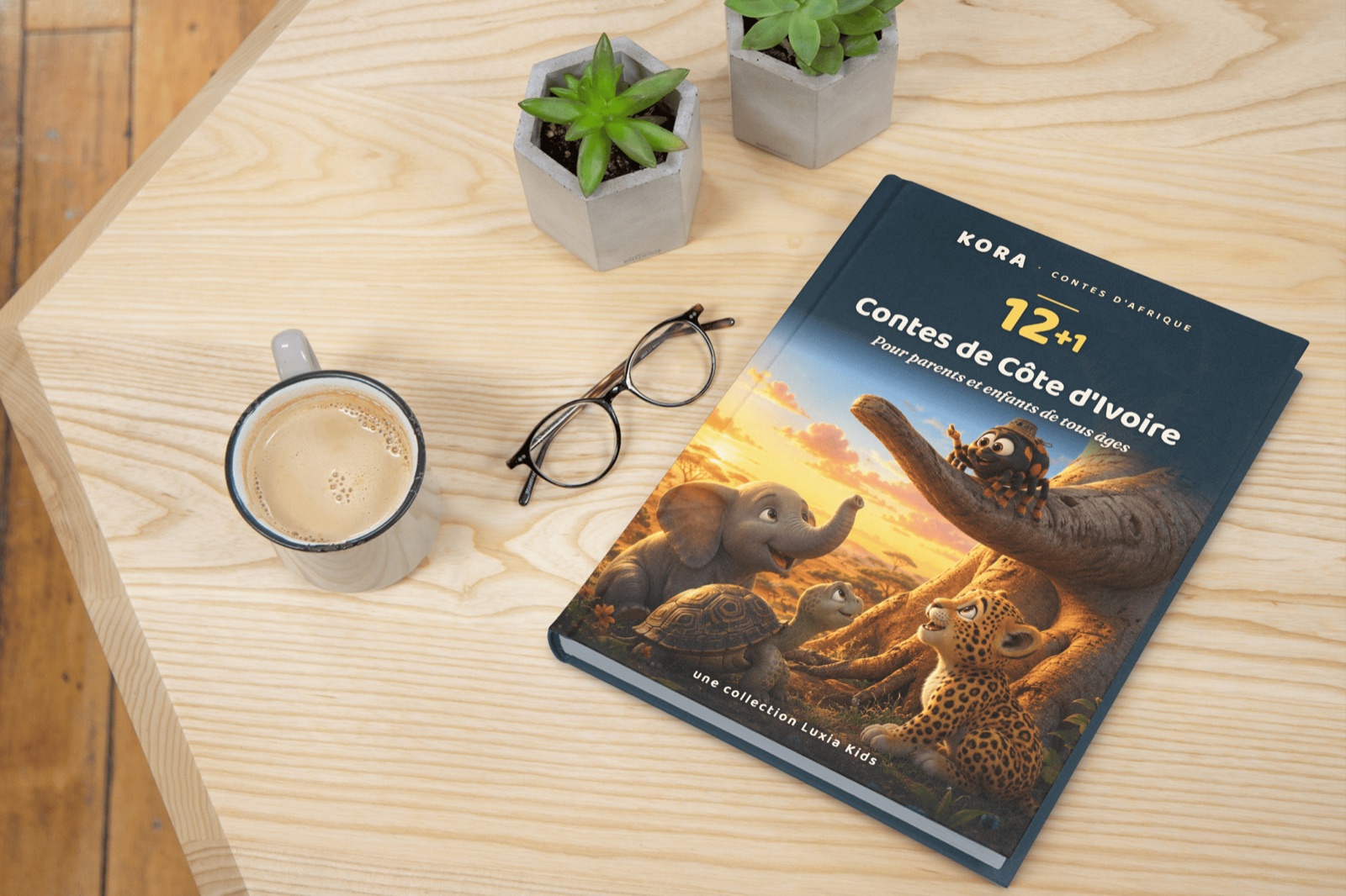 Le livre Kora dans un moment de lecture au calme